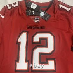 New Tom Brady 3XL Mens Tampa Bay Buccaneers Red Vapor Limited Nike Jersey NWT
