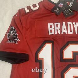 New Tom Brady Large Mens Tampa Bay Buccaneers Red Vapor Limited Nike Jersey NWT