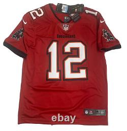 New Tom Brady Medium Mens Tampa Bay Buccaneers Red Vapor Limited Nike Jersey NWT