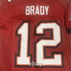 New Tom Brady Medium Mens Tampa Bay Buccaneers Red Vapor Limited Nike Jersey NWT