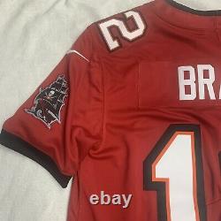 New Tom Brady Medium Mens Tampa Bay Buccaneers Red Vapor Limited Nike Jersey NWT