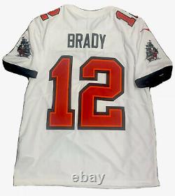 New Tom Brady Medium Mens Tampa Bay Buccaneers White Vapor Limited Nike Jersey