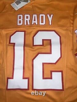 New Tom Brady Mens 3XL Orange Tampa Bay Buccaneers FUSE Limited Nike Jersey NWT