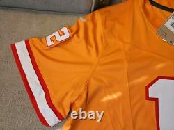 New Tom Brady Mens XXL Orange Tampa Bay Buccaneers FUSE Limited Nike Jersey NWT