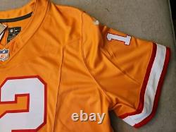 New Tom Brady Mens XXL Orange Tampa Bay Buccaneers FUSE Limited Nike Jersey NWT