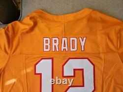 New Tom Brady Mens XXL Orange Tampa Bay Buccaneers FUSE Limited Nike Jersey NWT