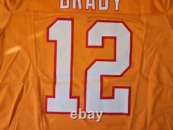 New Tom Brady Mens XXL Orange Tampa Bay Buccaneers FUSE Limited Nike Jersey NWT