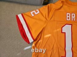 New Tom Brady Mens XXL Orange Tampa Bay Buccaneers FUSE Limited Nike Jersey NWT