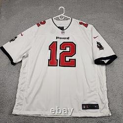 New Tom Brady Size 3XL Mens Tampa Bay Buccaneers White Vapor Limited Nike Jersey