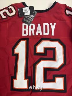New Tom Brady Size 48 Men's XL Tampa Bay Buccaneers Red Elite Nike Jersey NWT