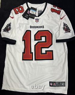 New Tom Brady Size Med Mens Tampa Bay Buccaneers White Vapor Limited Nike Jersey