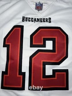 New Tom Brady Size Med Mens Tampa Bay Buccaneers White Vapor Limited Nike Jersey