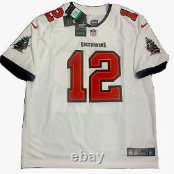 New Tom Brady Size XL Mens Tampa Bay Buccaneers White Vapor Limited Nike Jersey