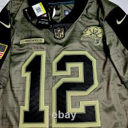 New Tom Brady Sm Mens Tampa Bay Buccaneers Salute Camo Limited Nike Jersey NWT
