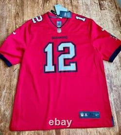 New Tom Brady Tampa Bay Buccaneers Authentic Nike NFL Football Jersey XL # 12