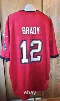 New Tom Brady Tampa Bay Buccaneers Nike Game Jersey Men's 3XL 2022 NFL TB12