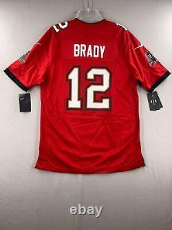 New Tom Brady Tampa Bay Buccaneers Nike Super Bowl LV Game Jersey Men's NWT TB12