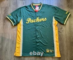 New With Tags NFL Green Bay Packers 90s Y2K Vintage Authentic Jersey Sz Large