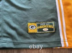 New With Tags NFL Green Bay Packers 90s Y2K Vintage Authentic Jersey Sz Large