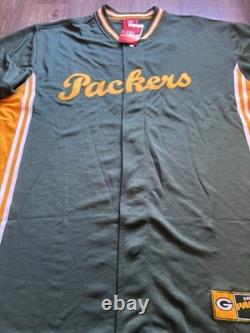 New With Tags NFL Green Bay Packers 90s Y2K Vintage Authentic Jersey Sz Large
