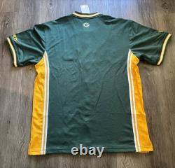 New With Tags NFL Green Bay Packers 90s Y2K Vintage Authentic Jersey Sz Large
