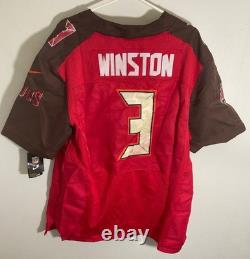 New WithTag Nike NFL Tampa Bay Buccaneers Jameis Winston Jersey Red/Brown Youth Si