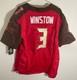 New Withtag Nike Nfl Tampa Bay Buccaneers Jameis Winston Jersey Red/brown Youth Si