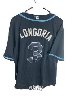 New WithTag Tampa Bay Rays Longoria #3 Majestic Authentic Collection Jersey 3XL