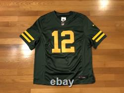 New XL Nike Green Bay Packers Aaron Rodgers Vapor Limited Color Rush Jersey