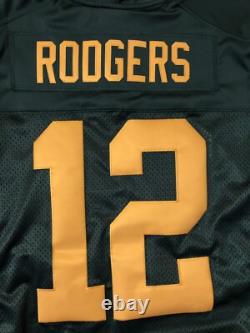 New XL Nike Green Bay Packers Aaron Rodgers Vapor Limited Color Rush Jersey