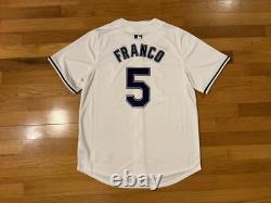 New XXL Nike Tampa Bay Devil Rays Wander Franco Baseball Limited Jersey Men