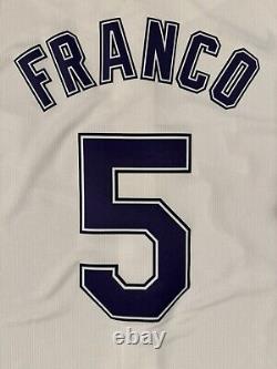 New XXL Nike Tampa Bay Devil Rays Wander Franco Baseball Limited Jersey Men