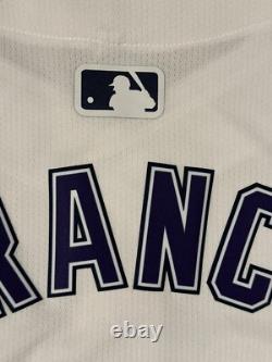 New XXL Nike Tampa Bay Devil Rays Wander Franco Baseball Limited Jersey Men