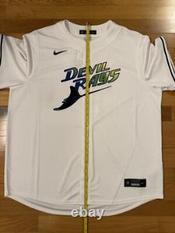 New XXL Nike Tampa Bay Devil Rays Wander Franco Baseball Limited Jersey Men