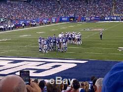 New York Giants vs Green Bay Packers 12/01/19 TWO Tickets Field Level