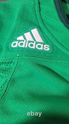 New adidas Tampa Bay Lightning St Patricks Day Green Mens Authentic Jersey Sz 42