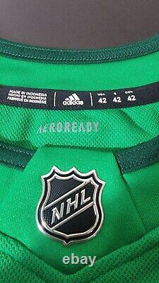 New adidas Tampa Bay Lightning St Patricks Day Green Mens Authentic Jersey Sz 42