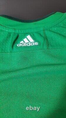 New adidas Tampa Bay Lightning St Patricks Day Green Mens Authentic Jersey Sz 42