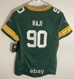New /tag Nike NFL Raji 90 Green Bay Packers Jersey On Field Small Woman