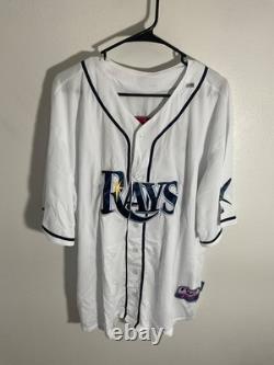 NewithTag Tampa Bay Rays Authentic Majestic MLB Jersey Forsythe #11 White Size 52