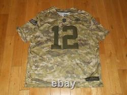 Nike AARON RODGERS GREEN BAY PACKERS Salute To Service Camo NFL Team JERSEY XXL