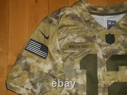 Nike AARON RODGERS GREEN BAY PACKERS Salute To Service Camo NFL Team JERSEY XXL