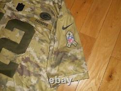 Nike AARON RODGERS GREEN BAY PACKERS Salute To Service Camo NFL Team JERSEY XXL