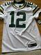 Nike Aaron Rodgers Green Bay Packers Elite Away Jersey Aa5469-100 Mens Size 44