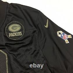 Nike Aaron Rodgers Green Bay Packers Salute to Service NFL Jersey Men's 2XL NEW