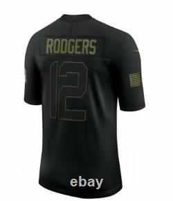 Nike Aaron Rodgers NFL Green Bay Packers Salute to Service Jersey Sz 2XL NEW