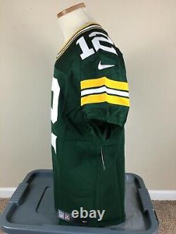 Nike Aaron Rodgers Untouchable Green Bay Packers Pro Cut Jersey Sewn Mens Sz 44