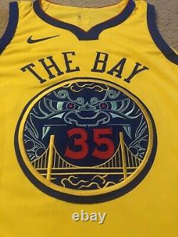 Nike Aeroswift Durant #35 Golden State Warriors THE BAY Jersey Men's XL 52