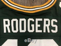 Nike Elite Aaron Rodgers Green Bay Packers Authentic On Field Jersey Sz 48 XL