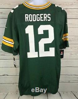 Nike Elite Aaron Rodgers Green Bay Packers Authentic On Field Jersey Sz 56 3XL